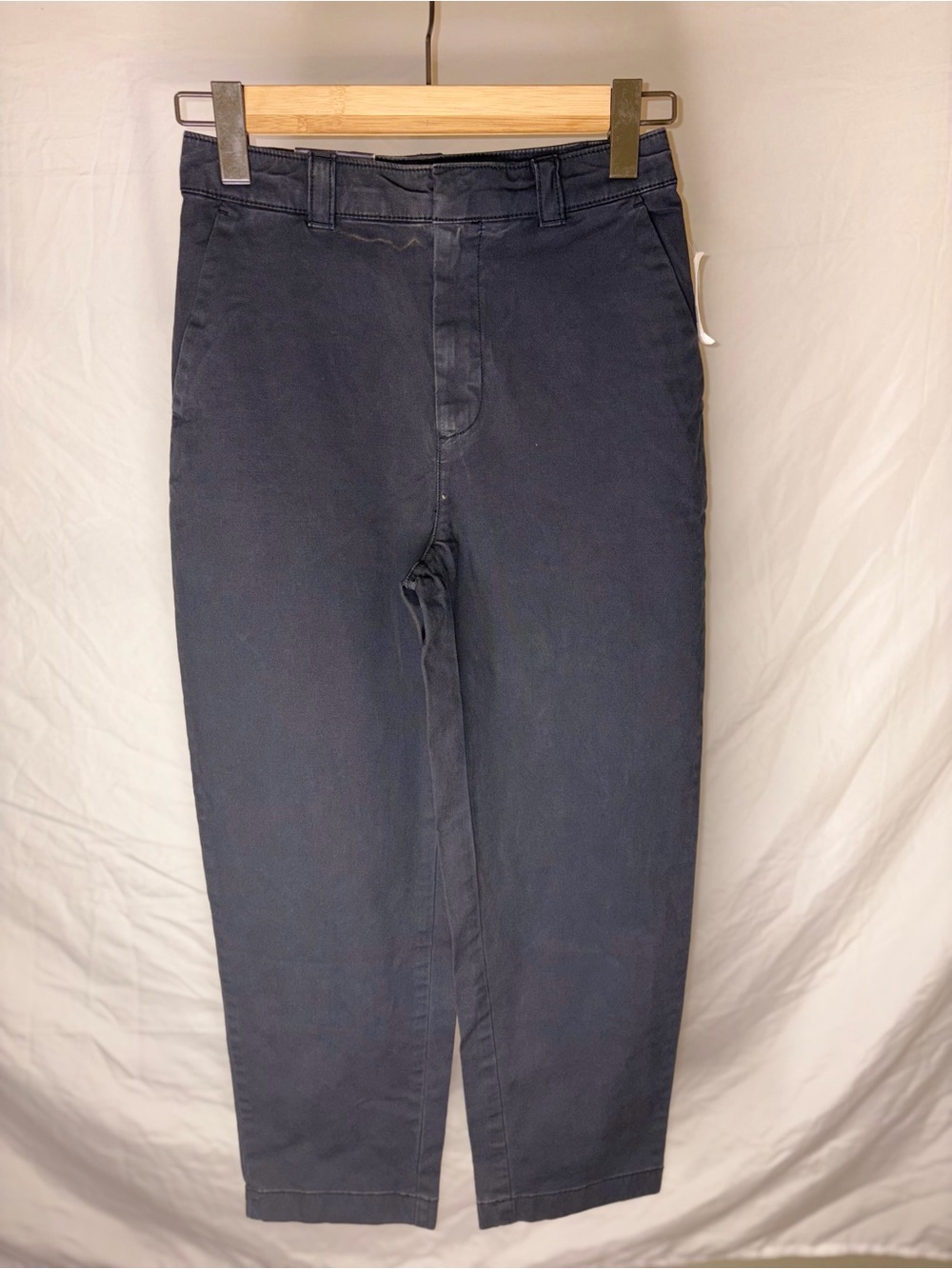 Gap Straight Up Khaki Mid Rise Straight Leg Size 00 Black